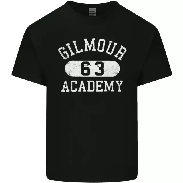 T-shirt top Gilmour Academy 63 effetto invecchiato cotone