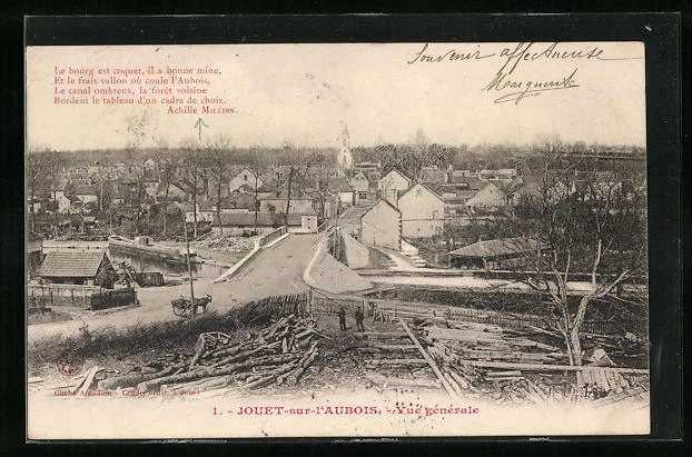 CPA Jouet-sur-l´Aubois, Vue generale 1904