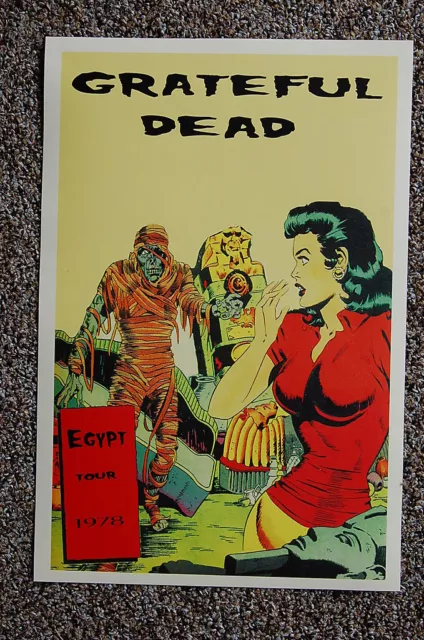 Grateful Dead Concert Tour Poster 1978 Egypt---