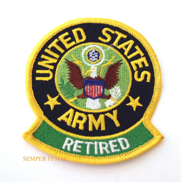 Us Army Retired Usa Military Hat Patch Badge Veteran Pin Up Gift Fort L@@K