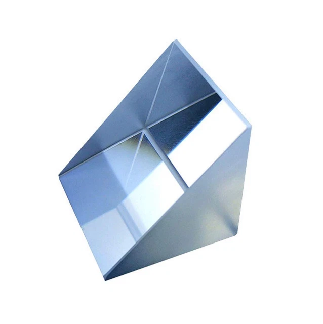 25 mm Glass Right Angle Triangle Prism, Coated Reflecting Prism, Right Angle ...