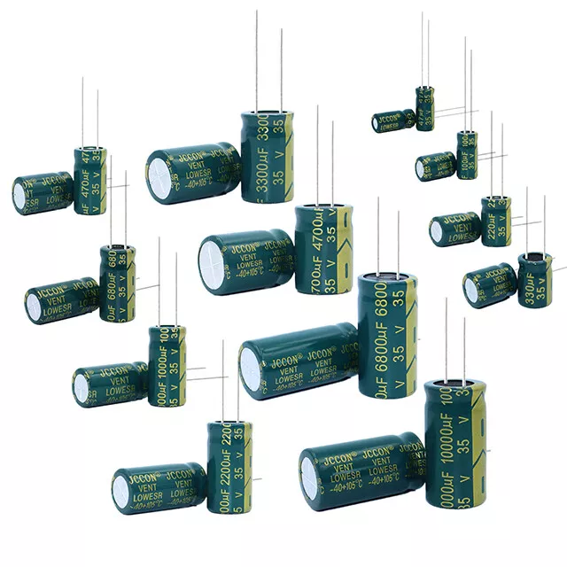 10Pcs Aluminum electrolytic capacitor 35v 47/100/220/330/470/680/2200~10000uf