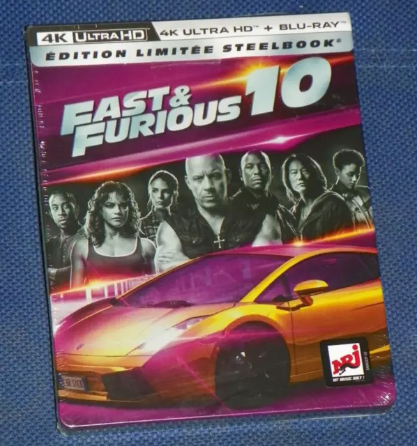 Fast & Furious X 4K boîtier steelbook Format : Blu-ray 4K Ultra HD Neuf