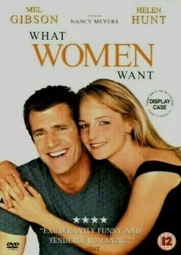 What Women Want = Mel Gibson Helen Hunt = Vgc Cert 12 = Epic Comedy