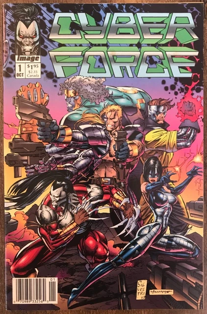 Cyberforce Vol 1 #1 By Silvestri Ripclaw 1:100 Newsstand Variant Image NM/M 1992