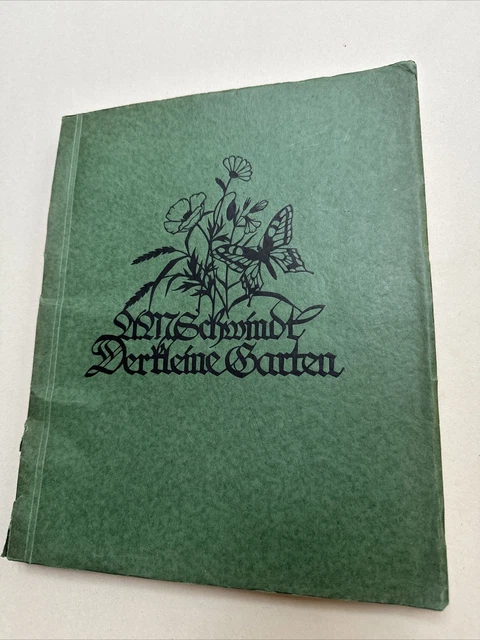 DER KLEINE GARTEN Scherenschnitte und Worte Von Schwindt EUR 40,00