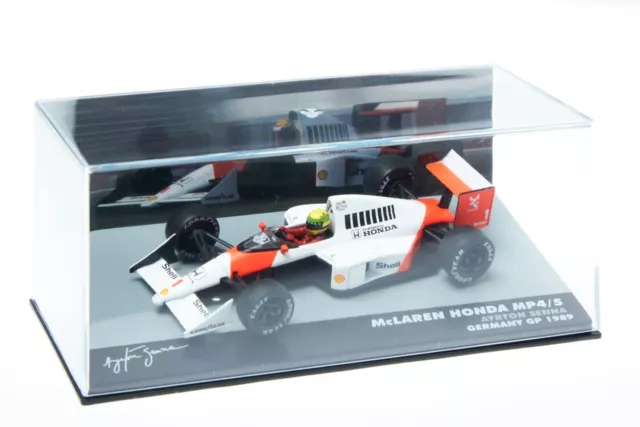 F1 Mini Car 1/43 [McLaren MP4/5] Germany GP 1989 Ayrton Sena MCLAREN Honda V10 A