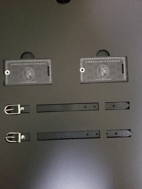 American Express Black Card Member Exclusive Benefits Name Tag NFS UNUSED F/S