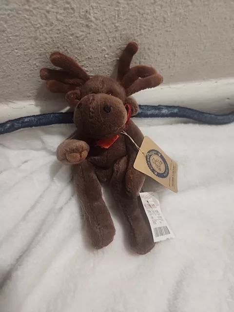 Baby Boyds Bears  Maddie LaMoose Brown Plush Moose Stuffed Animal 7"