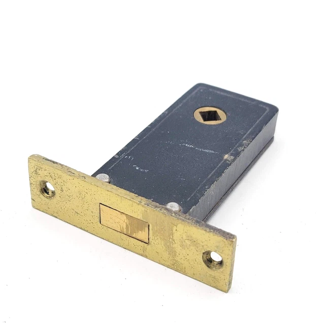 Vintage Door Mortise Brass Plate Salvage Hardware Knob Only No Lock
