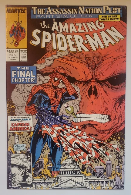 Amazing Spider-Man #325.  Vol1 Marvel Comic.  Todd McFarlane