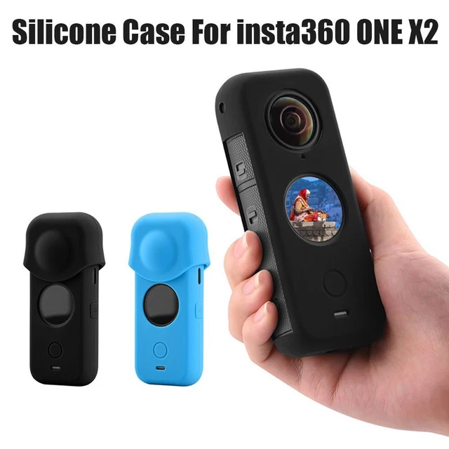 Funda protectora de silicona para cámara de acción para Insta360 ONE X2