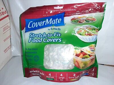 CoverMate By Touch Stretch-to-Fit Food Covers Variety Pack