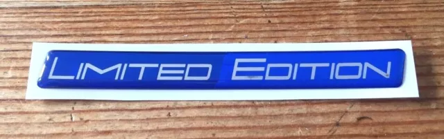 LIMITED EDITION Sticker/Decal - TWO TONE BLUE/BLUE HIGH GLOSS DOMED GEL FINISH