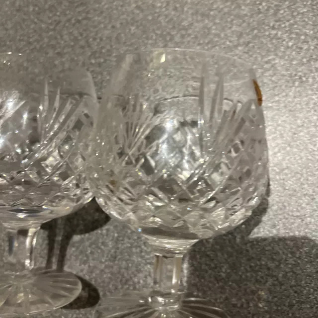 2 X Tyrone Lead Crystal Glasses M. U.S.A Winners 2002 and 2004 2