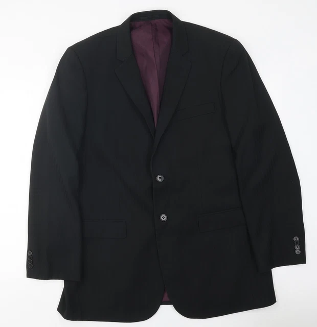 Blazer giacca nera poliestere F&F da uomo taglia 42