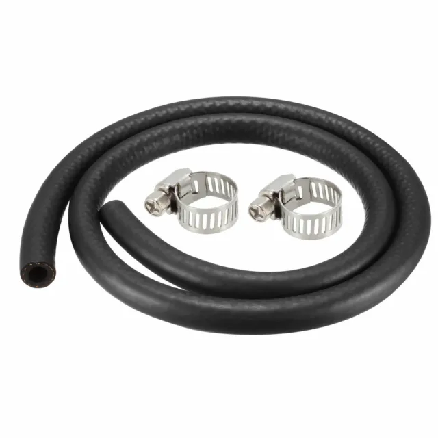 Fuel Line Fuel Hose Rubber  8mm I.D.  0.9M/2.95FT Diesel Petrol Hose Engine Pipe