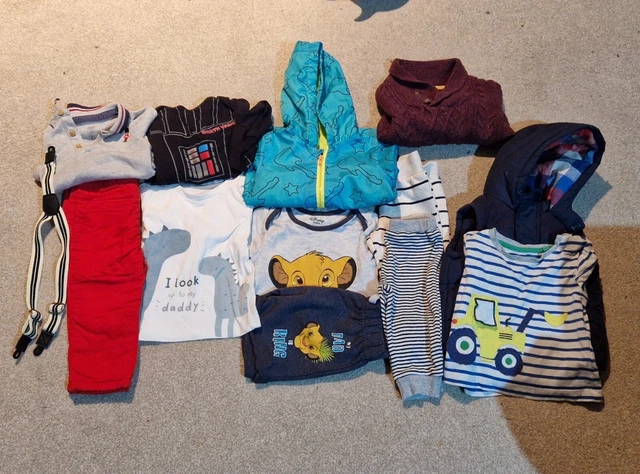 Bundle Of Baby Boy Clothes 6-9months NEXT GEORGE H&M NUTMEG PRIMARK