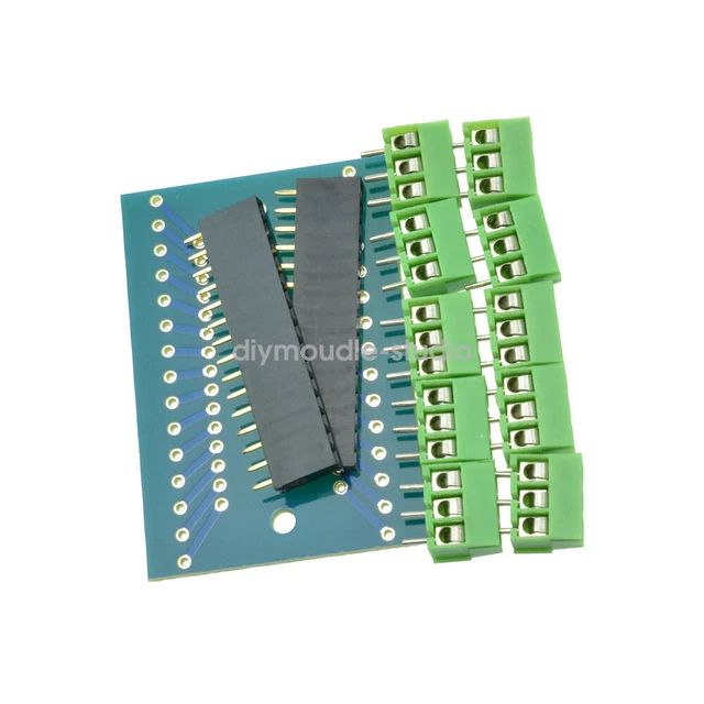 10PCS Expansion Board Terminal Adapter DIY Kits for Arduino NANO IO Shield V1.0