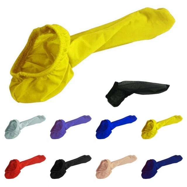 MCT EIS SEIDE Penishülle Hodenhülle Slip – Rüssel Blau, Unisex, S Bis XL,  Atmungsaktiv