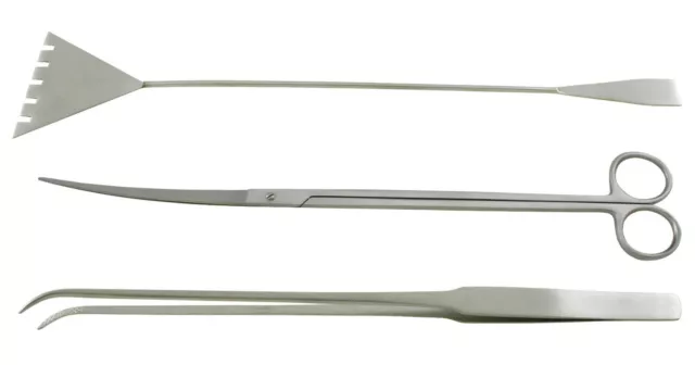 Aquarium Aquascaping Tools Scissors Tweezers Spatula Aquatic Plant Fish Care