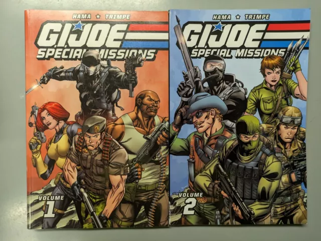 IDW Marvel G.I. Joe Classic Special Missions Vol 1 2 TPB Trade Paperback Lot