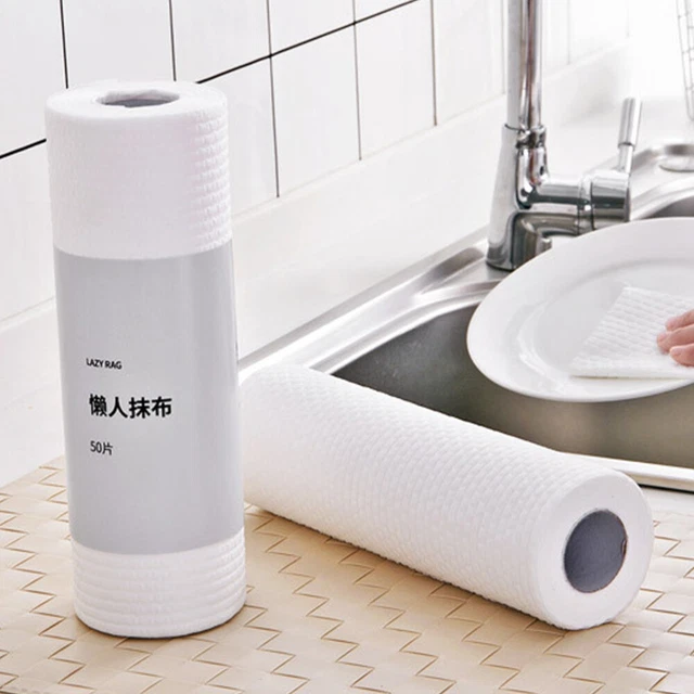 2 Rolls Serviette De Nettoyage De Cuisine Huile Antiadhésive