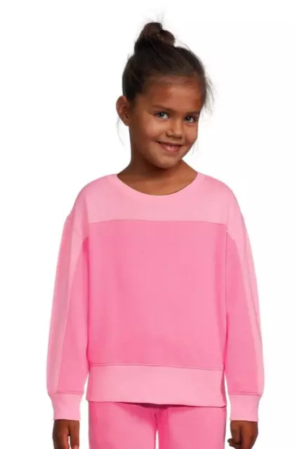 Athletic Works Girls Fleece Sweatshirt Size L (10-12) pink Color NWT