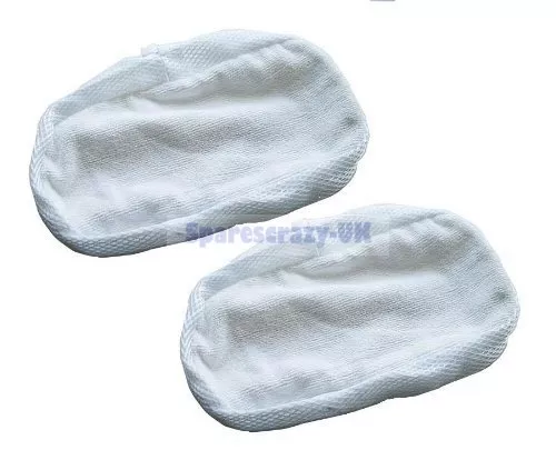 2 x Microfibre Steam Mop Cloth Pads For Morphy Richards 9in1 720020 & 720502