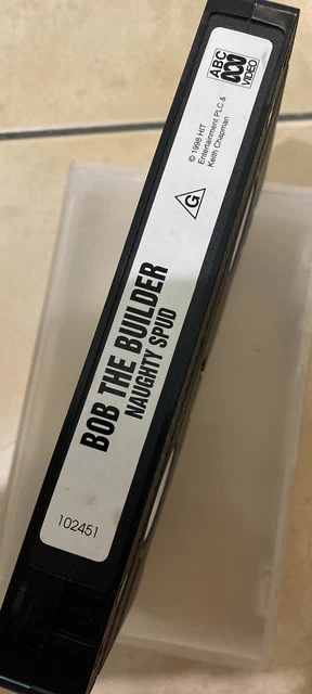 Bob The Builder Naughty Spud And Other Stories (VHS, 2000) Video Tape Free Post