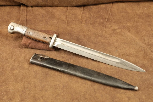 MAUSER WWII M1884/98 III Bayonet for Kar98k Rifle w/Scabbard EUR 74,72 ...