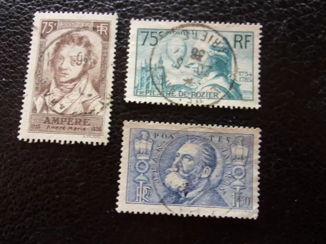 FRANCE - timbre yvert/tellier n° 310 313 319 obl (A03)