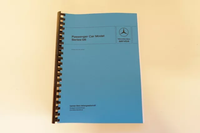 Mercedes Benz W126 Introduction into Service  Manual