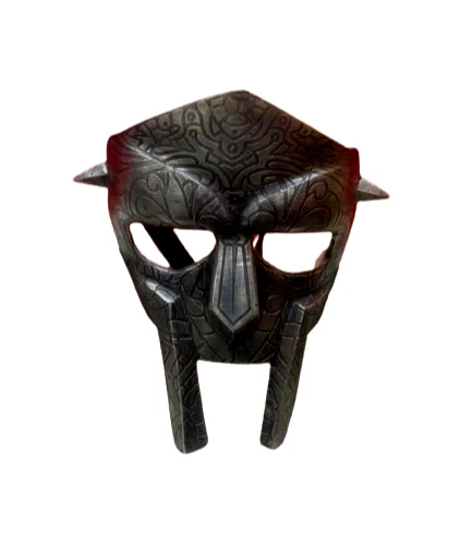 MF Doom Antique Gladiator Face Mask Helmet Hand Forged Sca Larp Helmet Armor