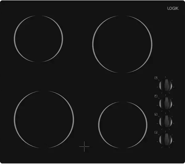 LOGIK LCHOBKN22 59 cm Electric Ceramic Hob - Black - RRP £149.99