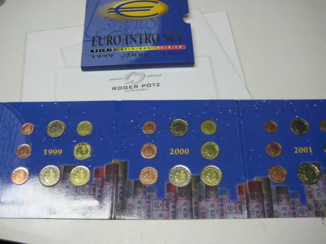 KMS Kursmünzensatz Belgien st wahlweise ab 1999 jeweils im Originalfolder