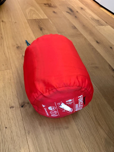 DECATHLON QUECHUA FORCLAZ Junior 10 Degree Sleeping Bag Red 10.00 PicClick UK