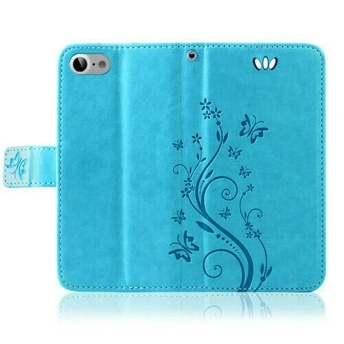 IPHONE Étui Portable pour Téléphone Etui Coque Fleurs Rabattable Livre Housse 7