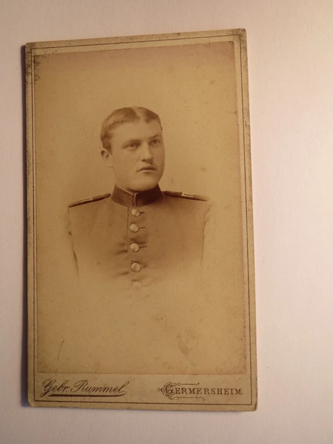 Germersheim - Soldat in Uniform - Regiment KB IR 17 / CDV