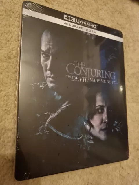 THE CONJURING 3 THE DEVIL MADE ME DO IT UK 4K UHD BLU RAY STEELBOOK New & Sealed