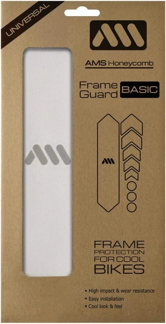 All Mountain Style AMS High Impact Frame Guard Basic – One Size, Clear/Silver