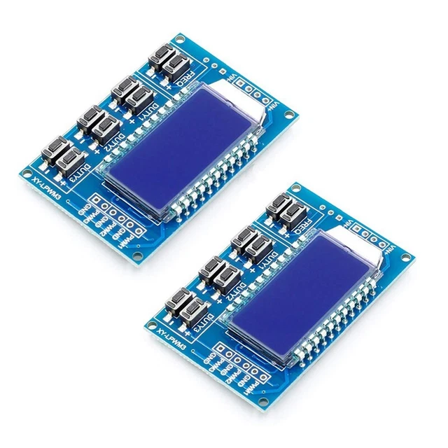 2 pz generatore di impulsi PWM regolabile frequenza quadrata rettangolare regolabile Y8U6