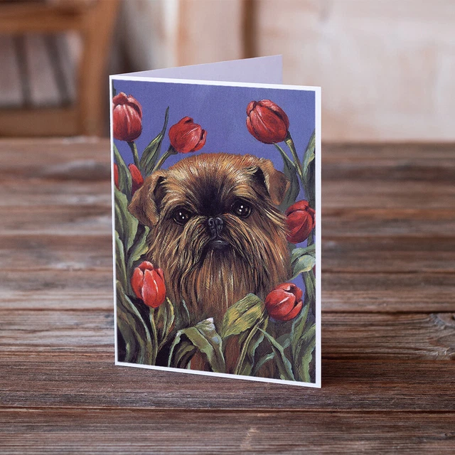 Brussels Griffon Greeting Cards and Envelopes Pack of 8 PPP3041GCA7P