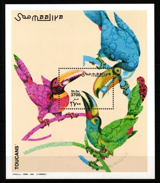 Somalia Block Tukane postfrisch #HV198