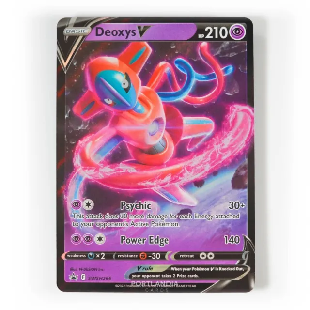  Deoxys V - VSTAR - VMAX - Pokémon 3 Card Set - SWSH266