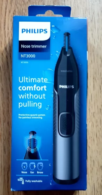 Philips Nose Hair Trimmer Series 3000 Nose, Ear And Eyebrow Trimmer  NT3000. New