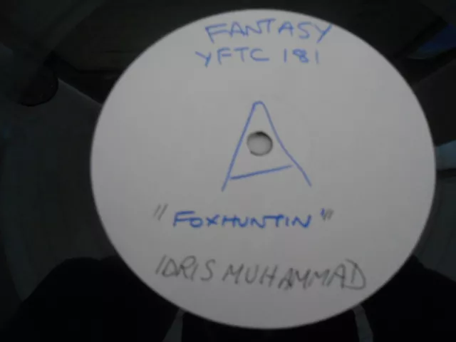 Idris Muhammad - Foxhuntin' / Boogie boots FANTASY 12" single DEMO W/L