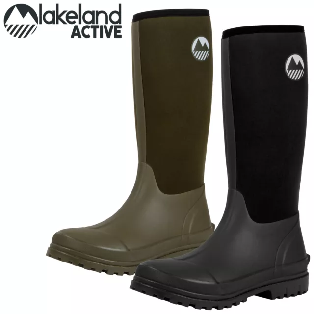 Lakeland Active Men's Rydal Neoprene Thermal Wellington Boots Muck Yard Wellies