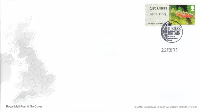 (65310) GB FDC Post & Go Stickleback Ponds Freshwater Life Old Bailey 2013