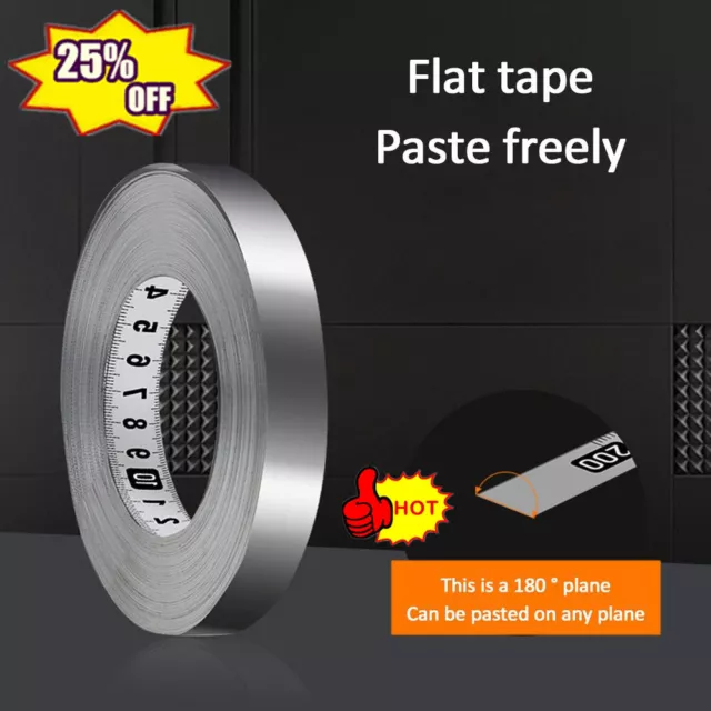 Miter Saw Self Adhesive Track Tapes Metric Rulers Scale Ruler Tape Measure